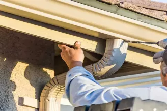 Exterior gutter installation services